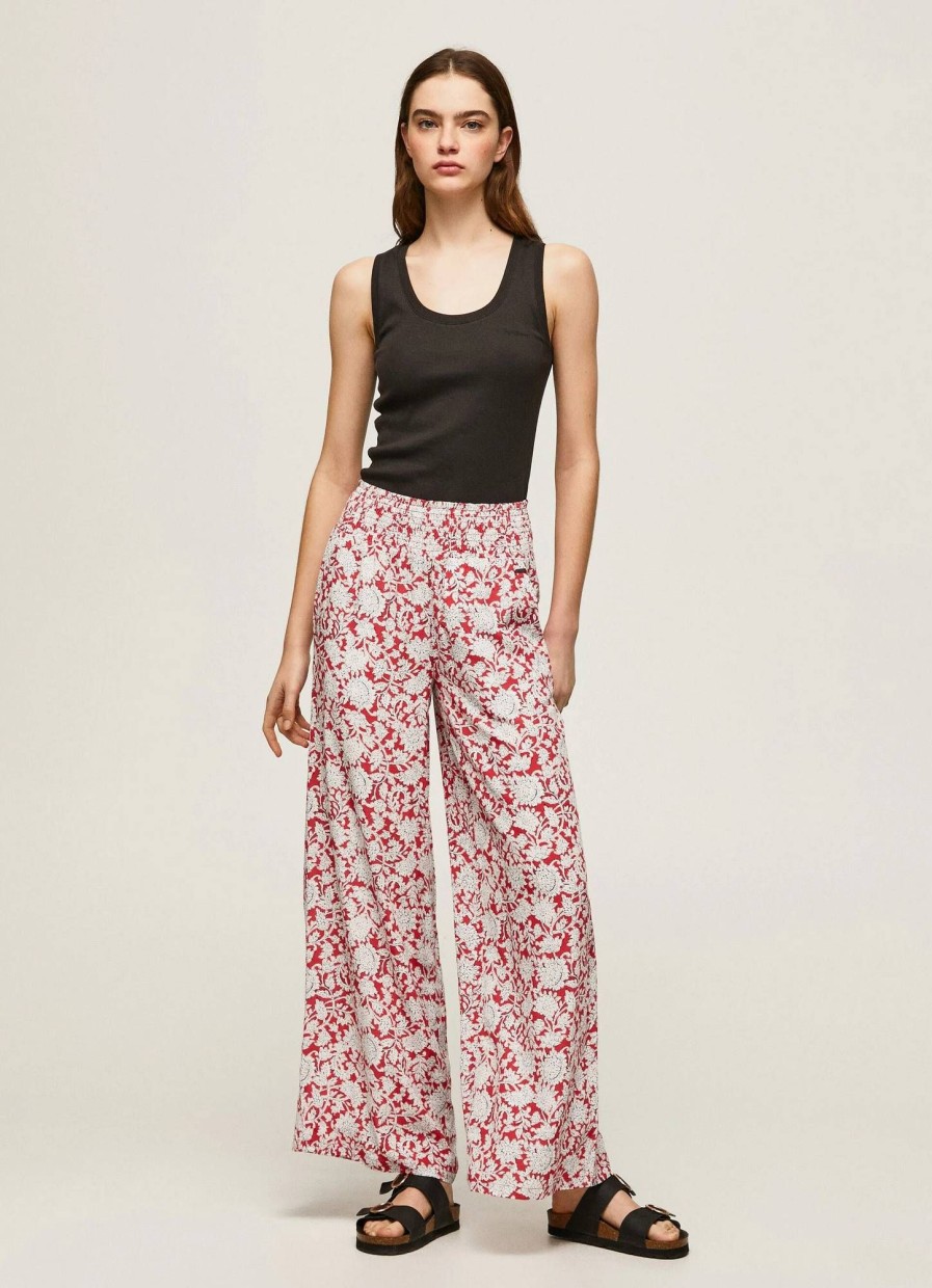 Donna PEPE JEANS Pantaloni | Pants Birdy - Pantaloni Ampi Floreali