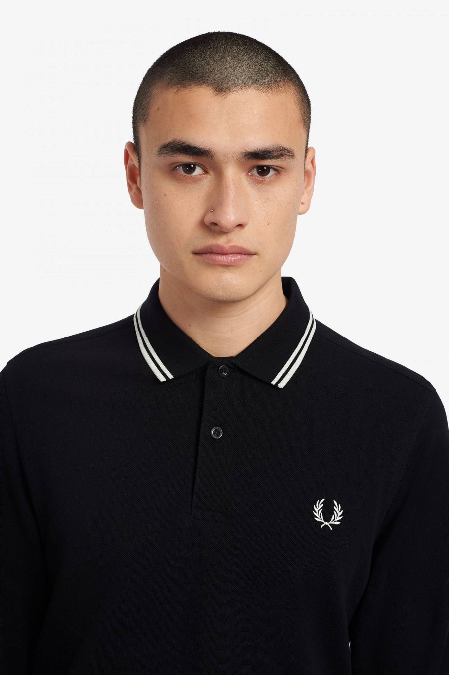 Uomo FRED PERRY Polo | Polo Manica Lunga Pique