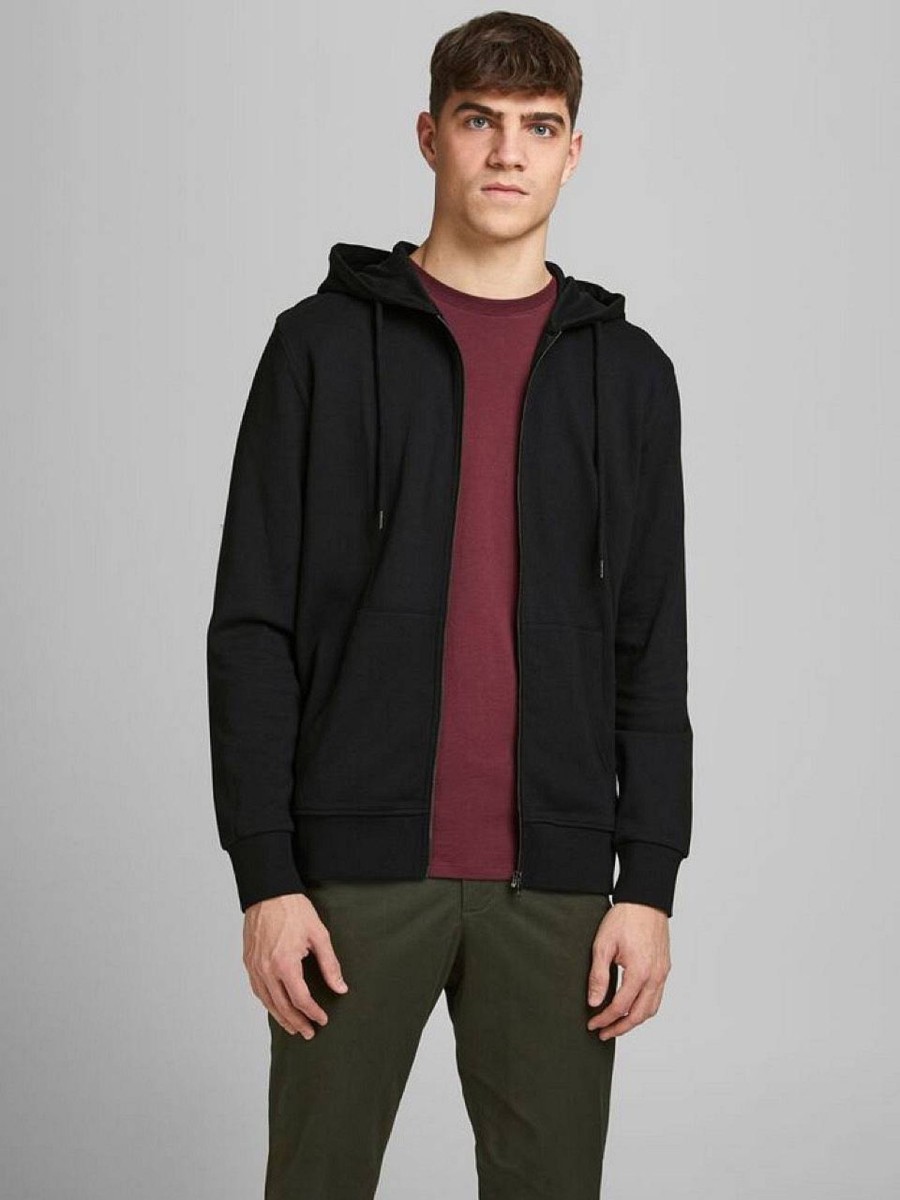 Uomo JACK & JONES Felpe | Basic - Felpa Con Cappuccio E Cerniera