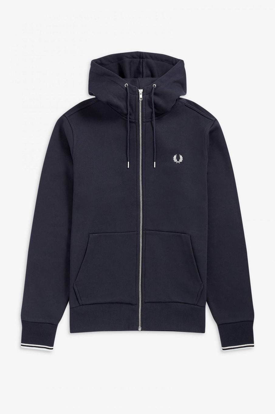 Uomo FRED PERRY Felpe | Felpa Cappuccio E Zip Intera