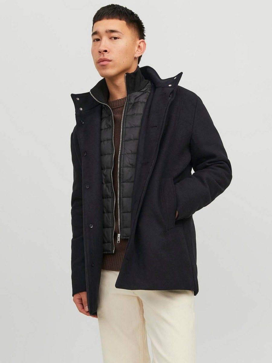 Uomo JACK & JONES Giubbotti E Cappotti | Dunham Wool Jacket - Cappotto