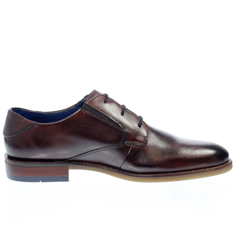 Uomo BUGATTI Stringate | Stringate Derby In Pelle