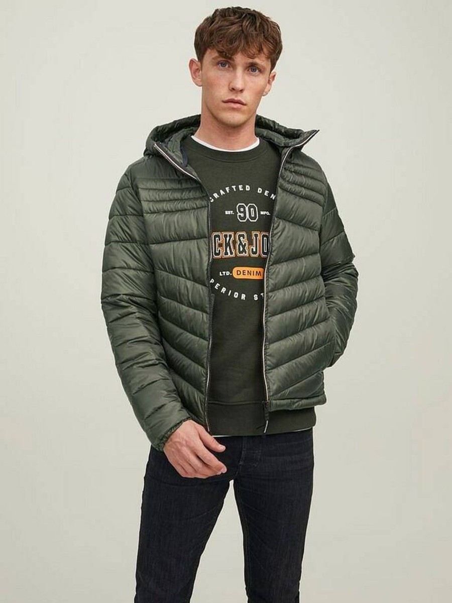 Uomo JACK & JONES Giubbotti E Cappotti | Hero Puffer Hood - Piumino Con Cappuccio