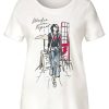 Donna STREET ONE T-Shirts | Scribble Lady Partprint Shirt - Maglietta Con Stampa