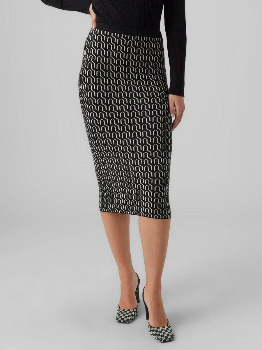 Donna VERO MODA Gonne | Goldneedle Art 7/8 Pencil Skirt - Gonna Midi