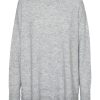 Donna VERO MODA Pullover E Cardigan | Filuca O-Neck Long Pullover - Maglione Oversize