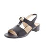 Donna CAPRICE Sandali | Sandali In Pelle Con Tacco Basso