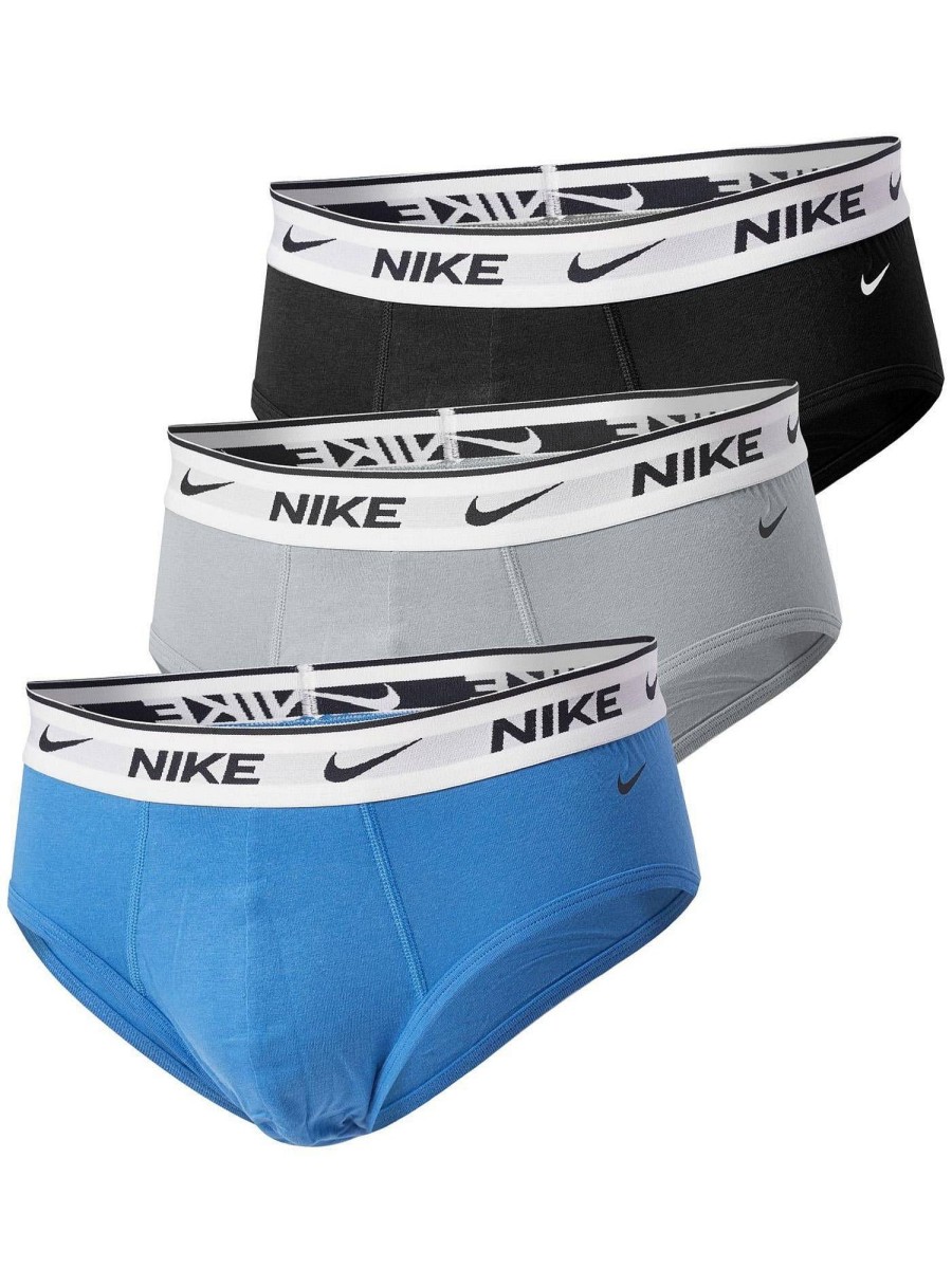 Uomo NIKE Underwear | Everyday Cotton Stretch Brief - 3Pk Slip