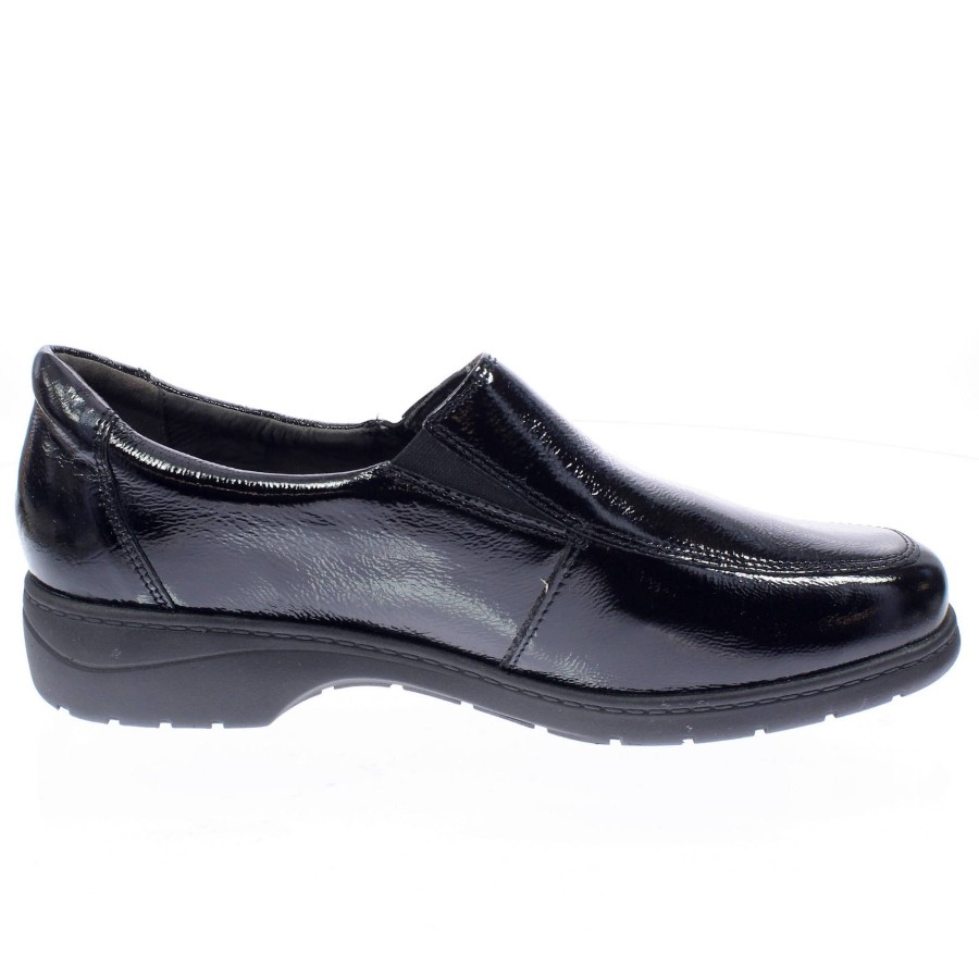 Donna CAPRICE Scarpe Comfort | Scarpe Comfort Slip On In Vernice