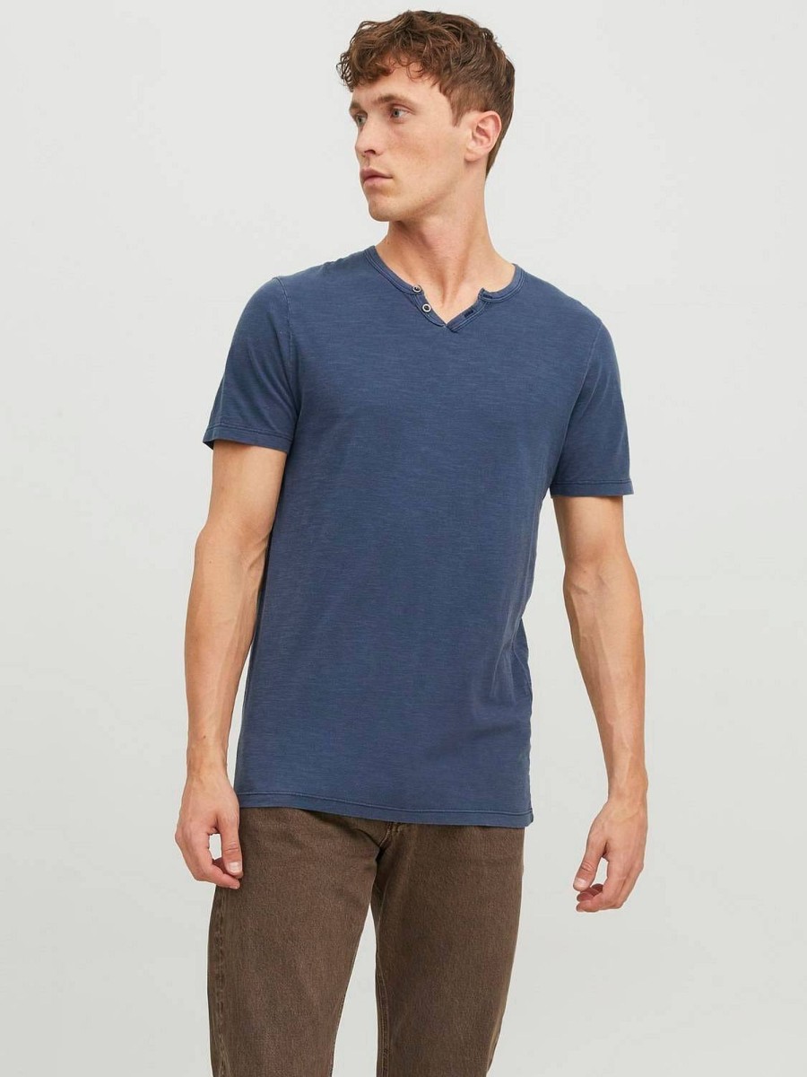 Uomo JACK & JONES T-Shirts | Jesplit T-Shirt Con Collo A V