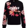 Donna GUESS Felpe | Corine Cn Sweatshirt - Felpa Floreale Con Logo