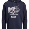 Uomo JACK & JONES Felpe | Jjaaron Hood Sweat - Felpa Con Cappuccio