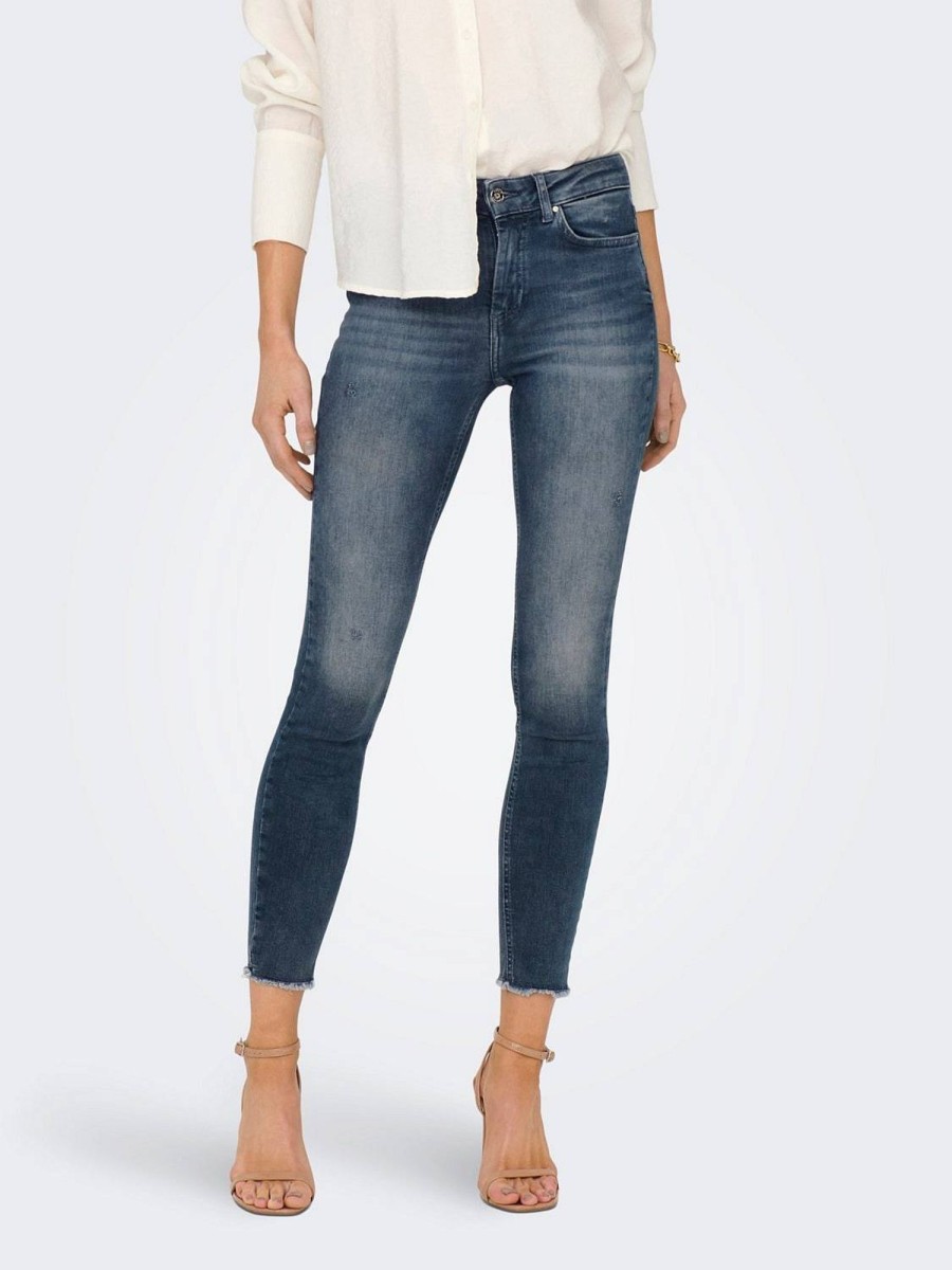 Donna ONLY Denim Jeans | Blush - Mid Ankle Jeans Skinny Fit