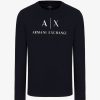 Uomo ARMANI EXCHANGE T-Shirts | T-Shirt Manica Lunga Slim Fit