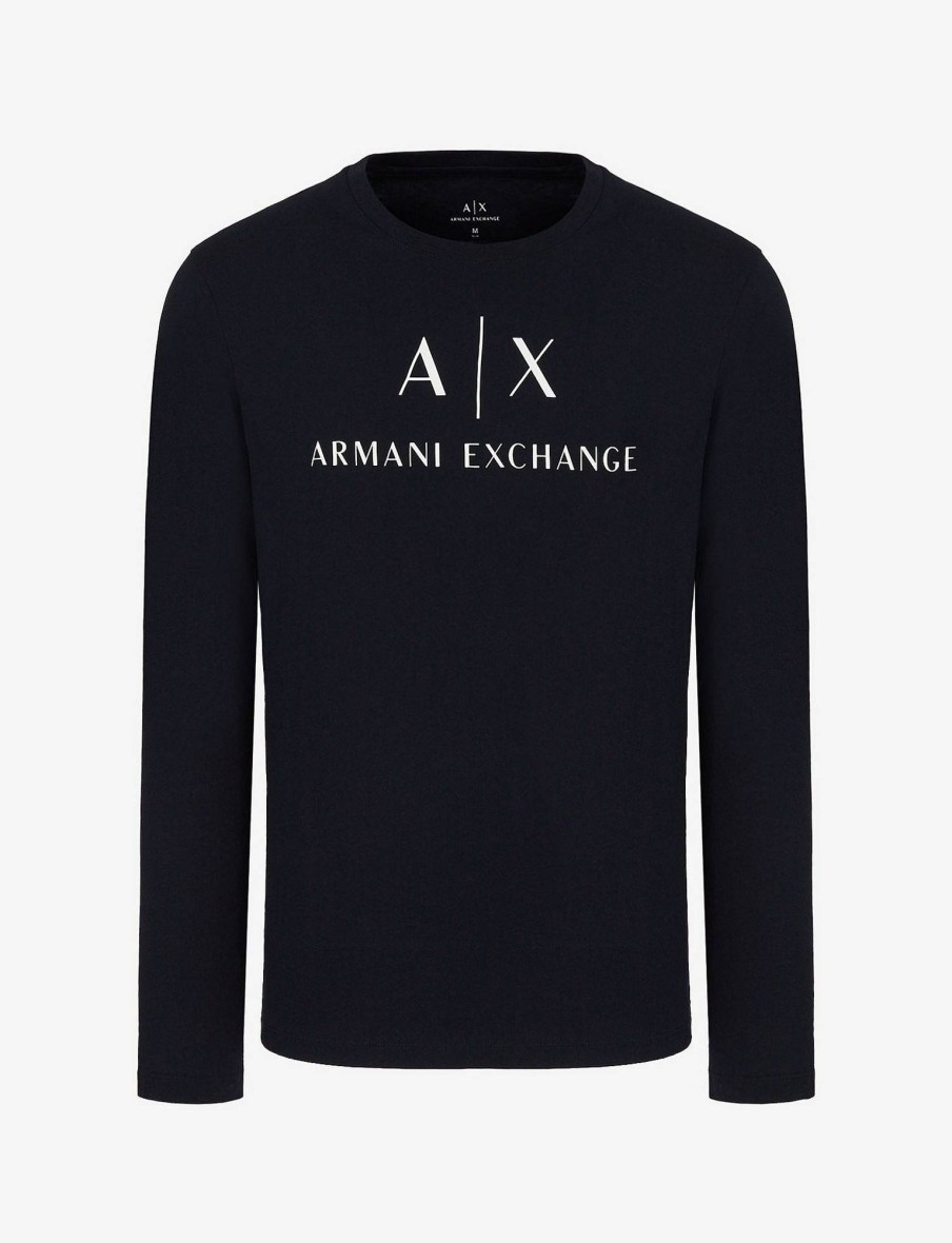 Uomo ARMANI EXCHANGE T-Shirts | T-Shirt Manica Lunga Slim Fit