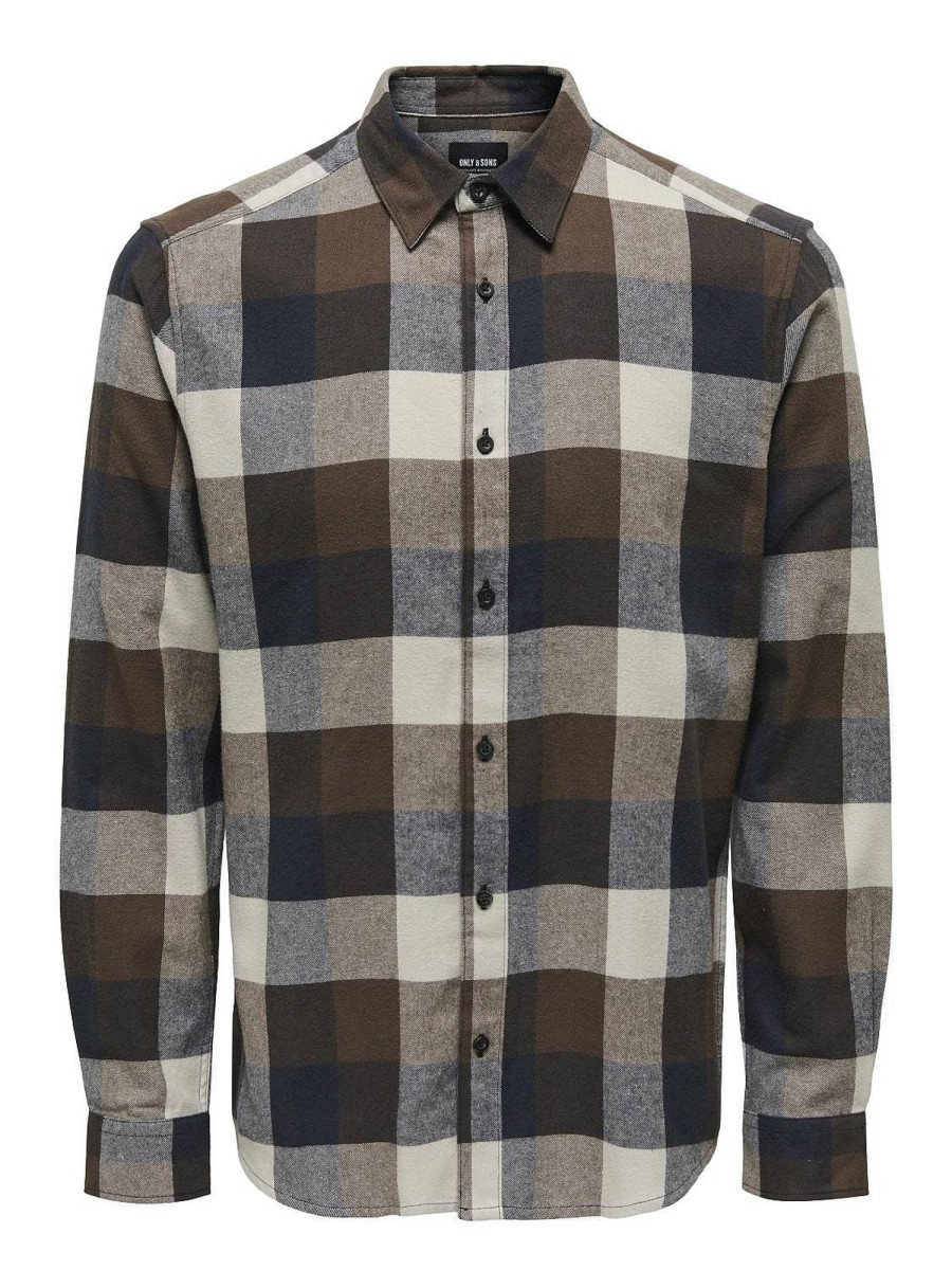 Uomo ONLY & SONS Camicie | Gudmond Check Shirt - Camicia A Quadri