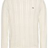 Uomo TOMMY HILFIGER Maglieria | Tjm Reg Cable Sweater - Maglione A Trecce