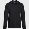 Uomo CALVIN KLEIN MENSWEAR Polo | Stretch Pique Tipping Ls Polo