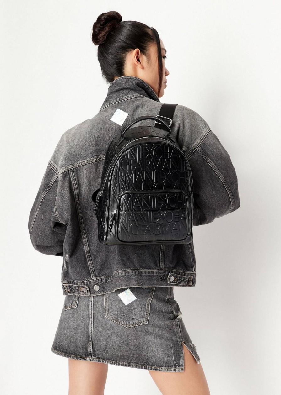 Donna ARMANI EXCHANGE Zainetti | Backpack - Zainetto Lettering Logo