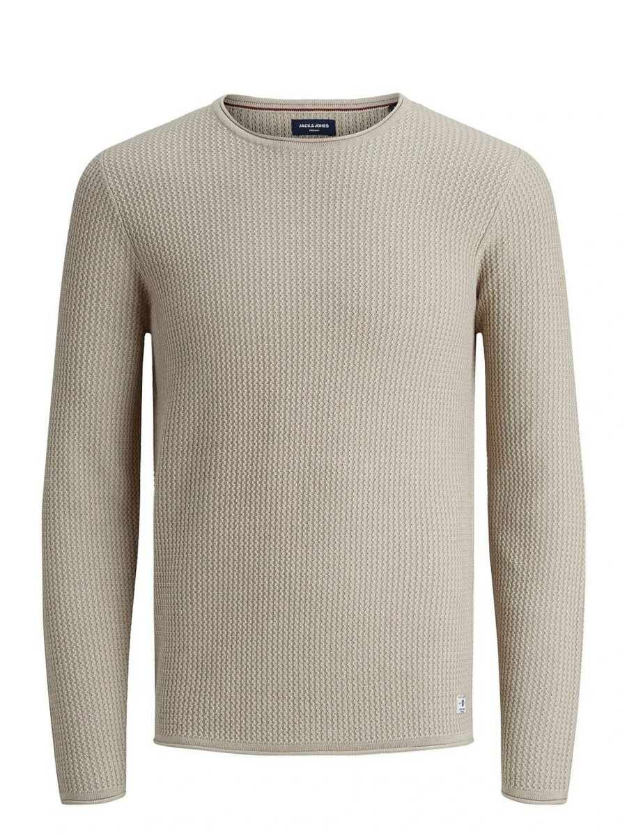 Uomo JACK & JONES Maglieria | Blucarlos - Pullover Girocollo In Jacquard