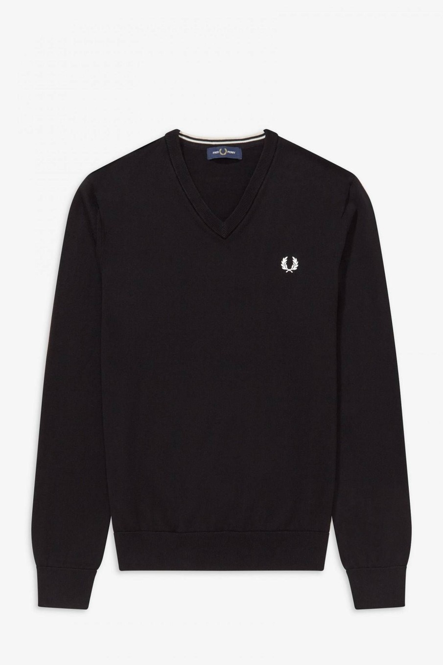 Uomo FRED PERRY Maglieria | Maglione Classico Con Scollo A V