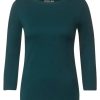 Donna CECIL T-Shirts | Basic Boatneck - Maglia A Maniche 3/4