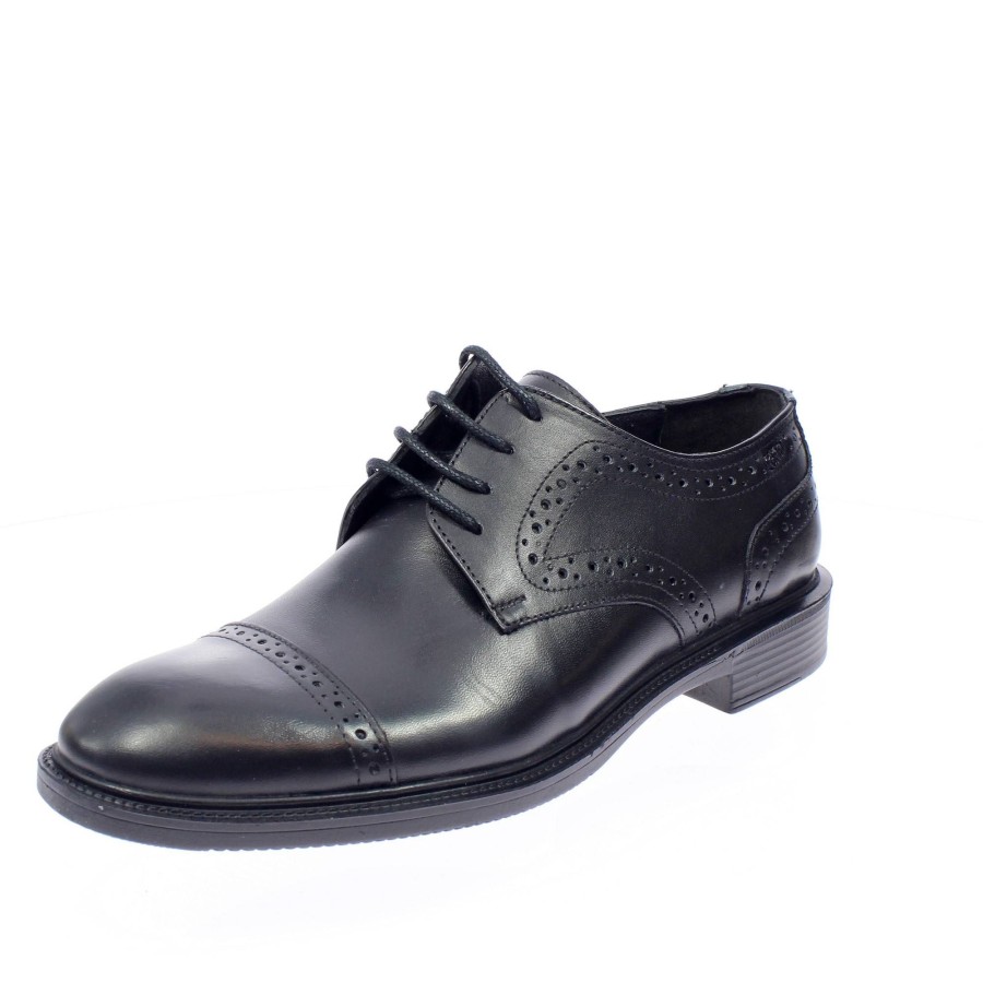 Uomo GIAN MARCO VENTURI Stringate | Stringate Brogue In Pelle