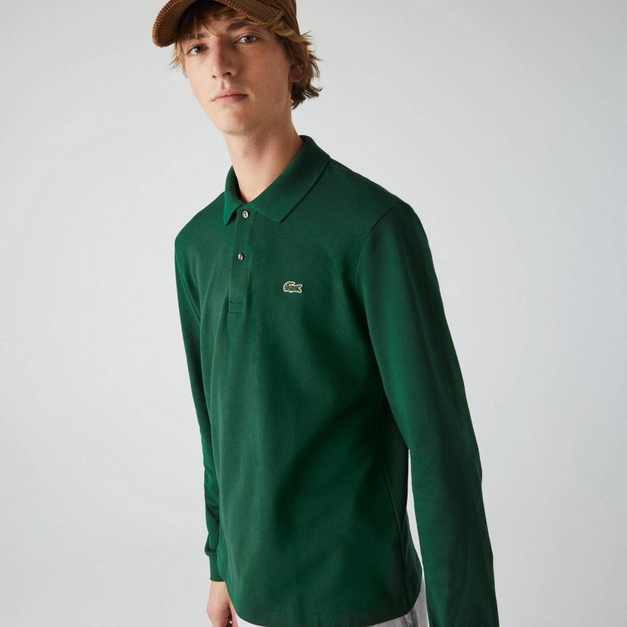 Uomo LACOSTE Polo | Polo Manica Lunga Petit Pique