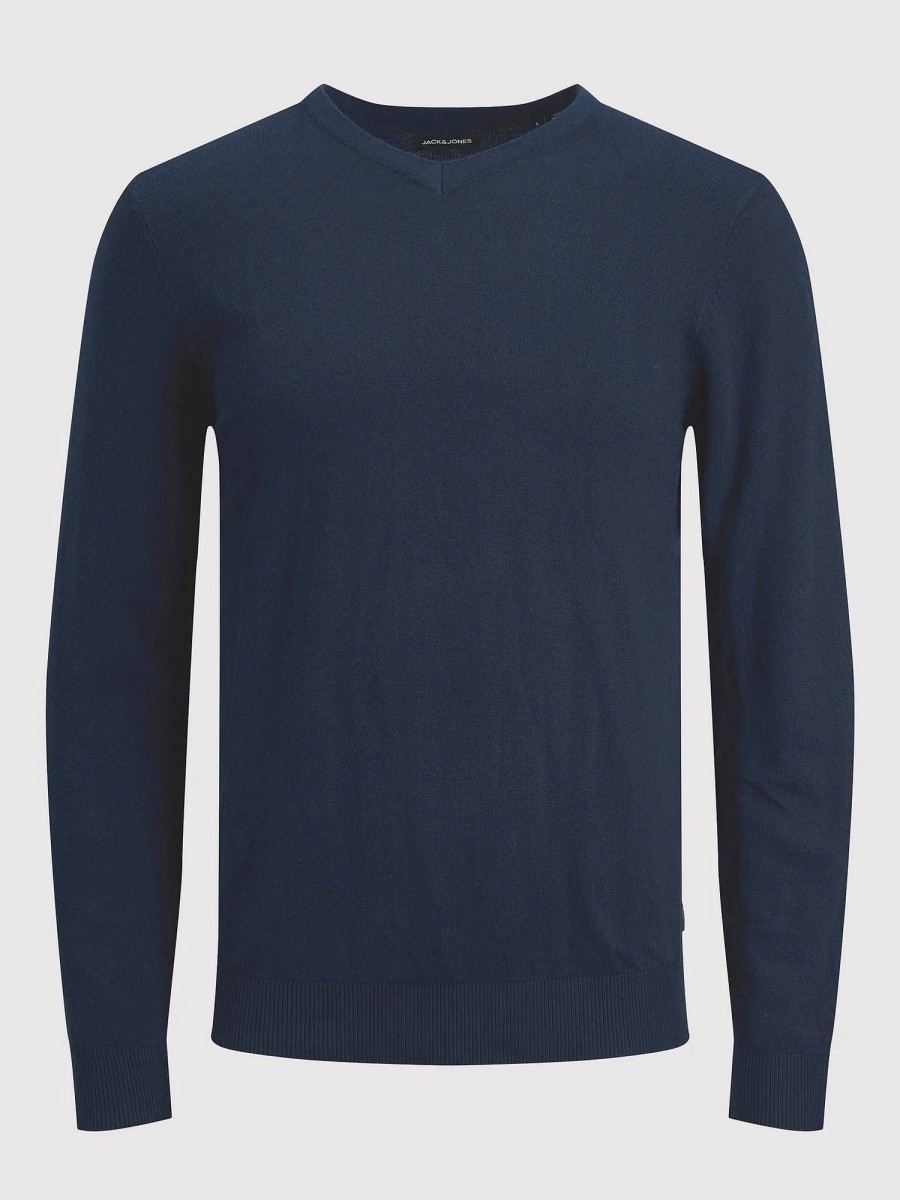 Uomo JACK & JONES Maglieria | Emil Knit V-Neck - Pullover