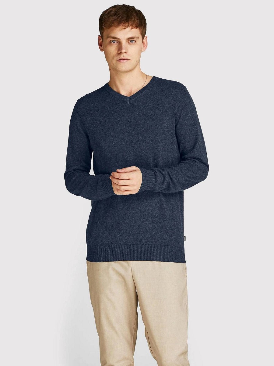 Uomo JACK & JONES Maglieria | Emil Knit V-Neck - Pullover