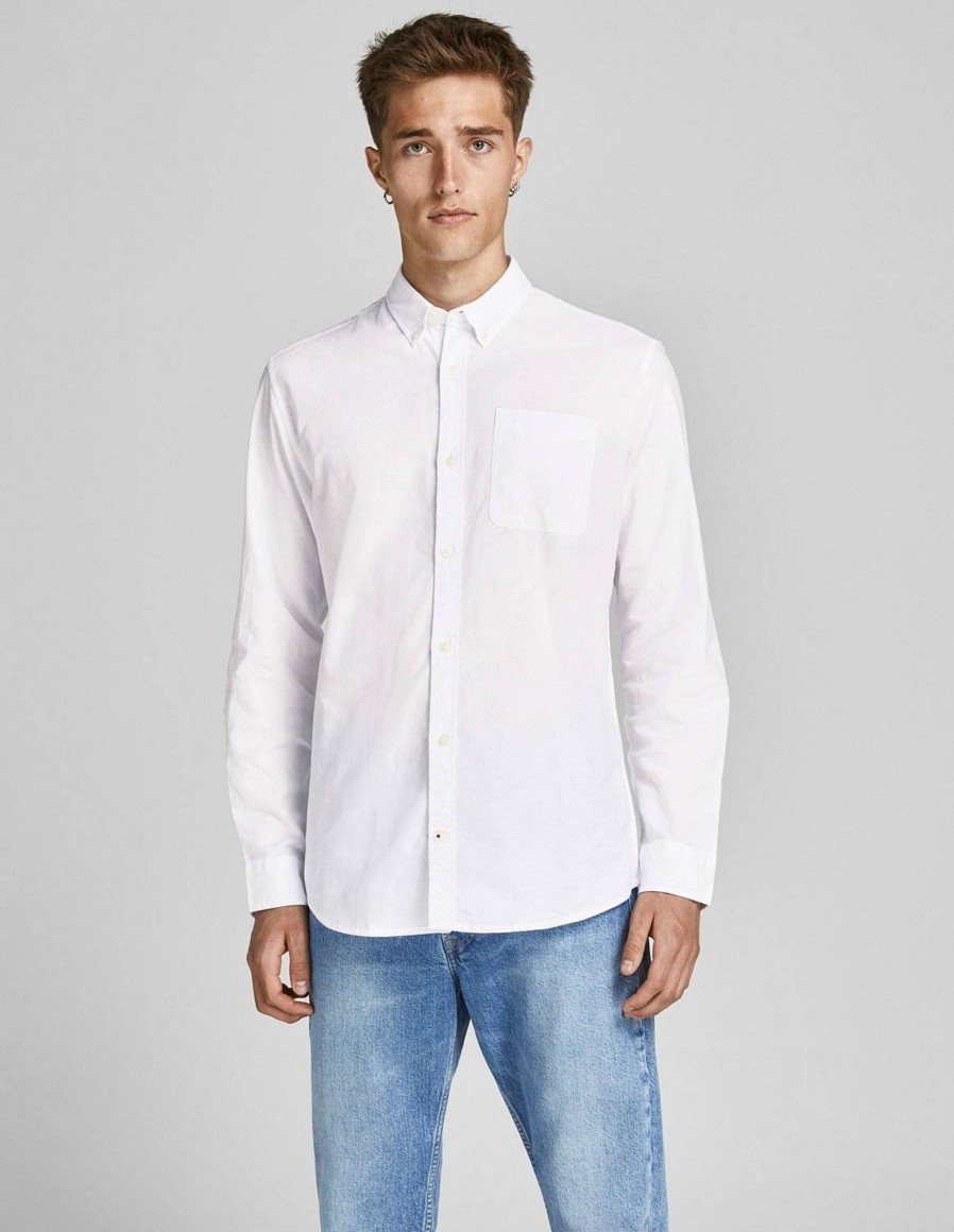 Uomo JACK & JONES Camicie | Oxford Shirt - Camicia Slim