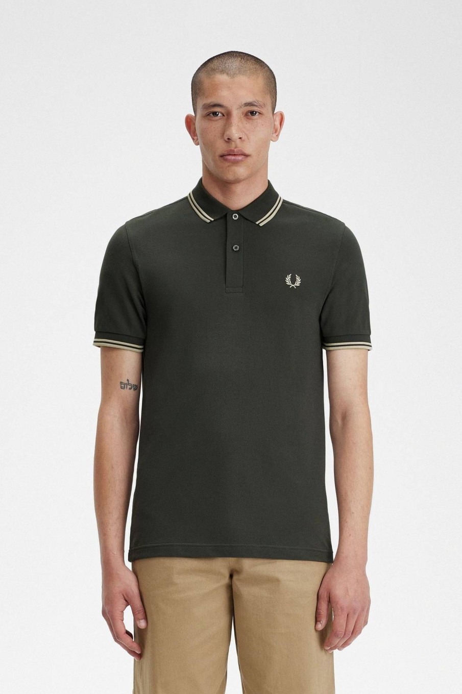 Uomo FRED PERRY Polo | Polo Manica Corta Slim Fit