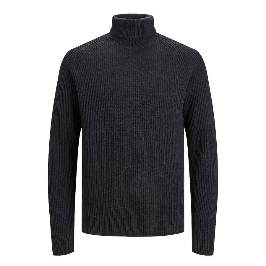 Uomo JACK & JONES Maglieria | Pannel Knit Roll Neck - Maglione Collo Alto