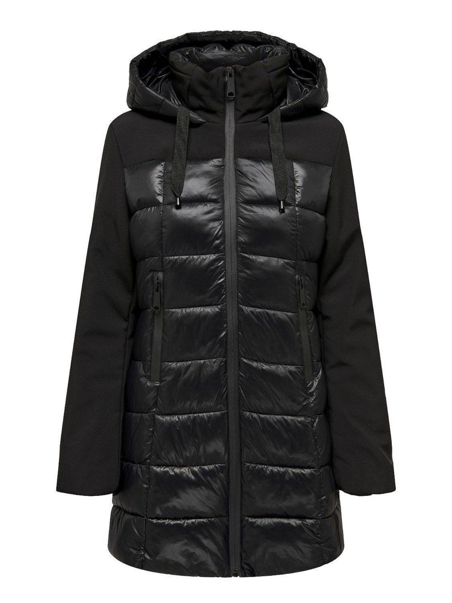 Donna ONLY Giubbotti E Cappotti | Sophie Mix Puffer - Parka Trapuntato Con Cappuccio