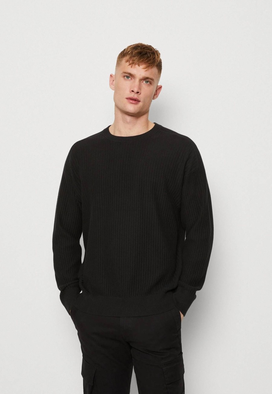 Uomo CALVIN KLEIN MENSWEAR Maglieria | Reversed Ottoman Texture Sweater - Maglione