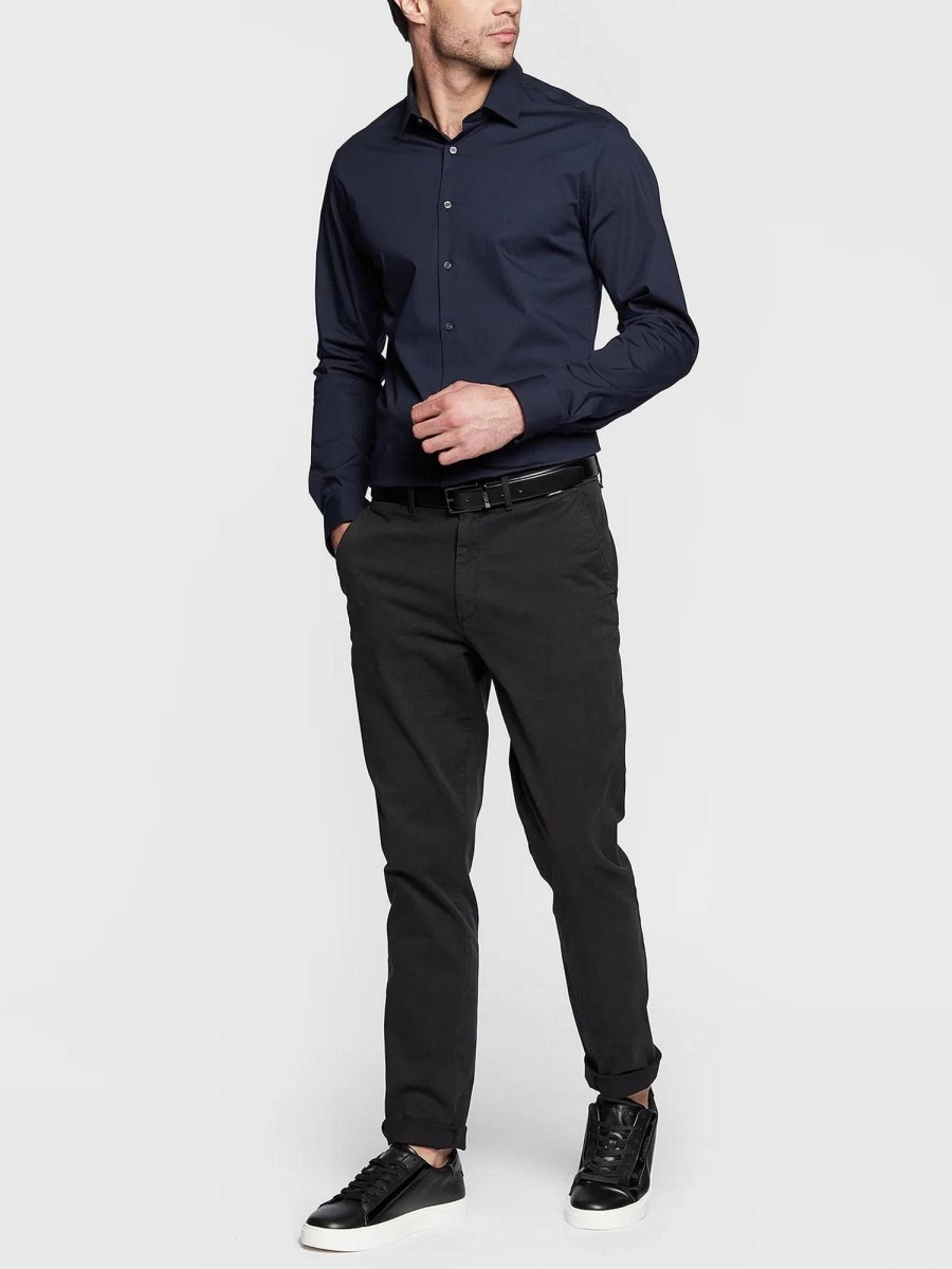 Uomo CALVIN KLEIN MENSWEAR Camicie | Poplin Stretch Slim Shirt - Camicia