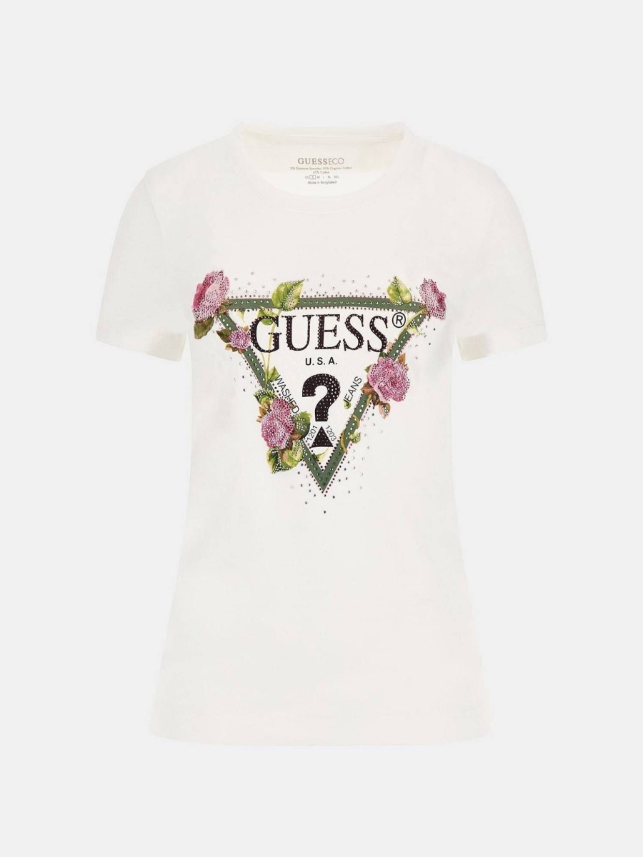 Donna GUESS T-Shirts | T-Shirt Floral Triangle