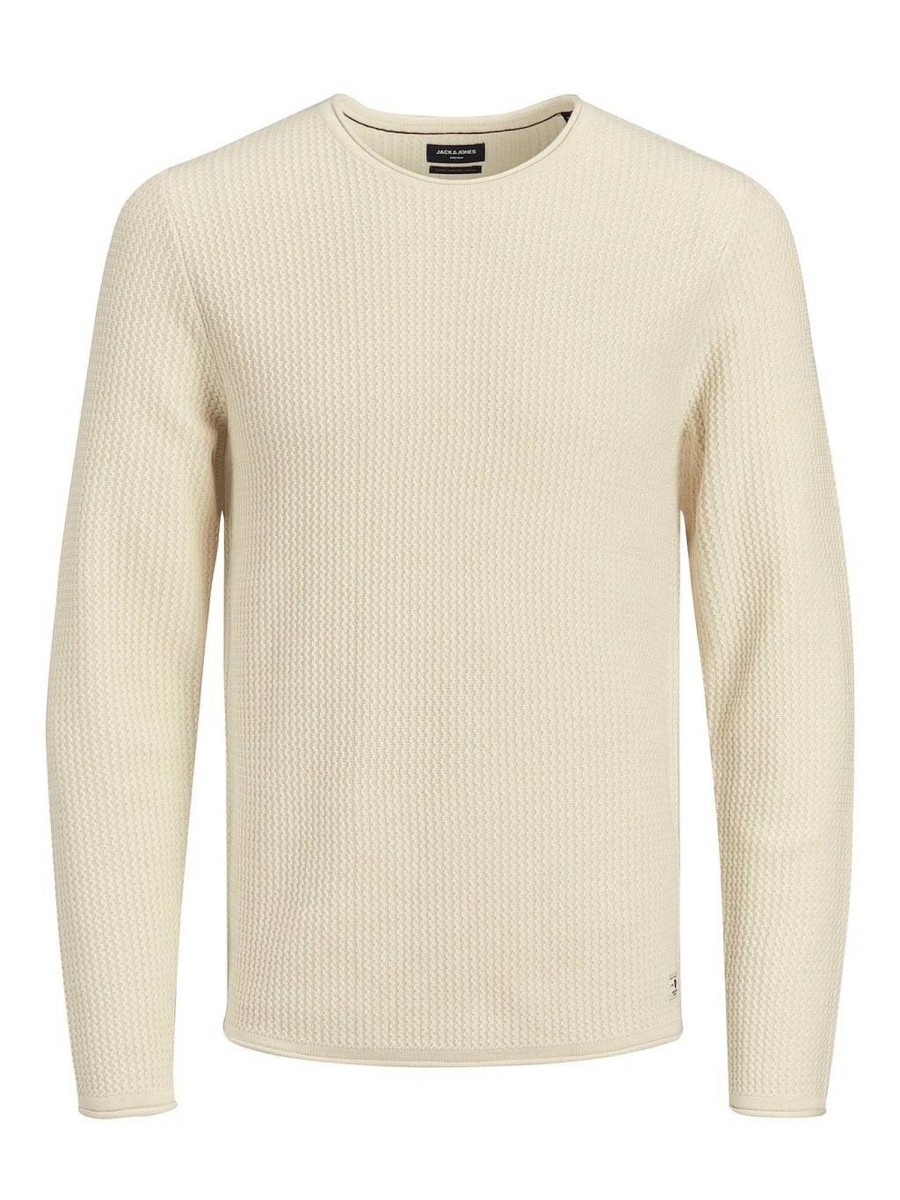 Uomo JACK & JONES Maglieria | Blucarlos - Pullover Girocollo In Jacquard