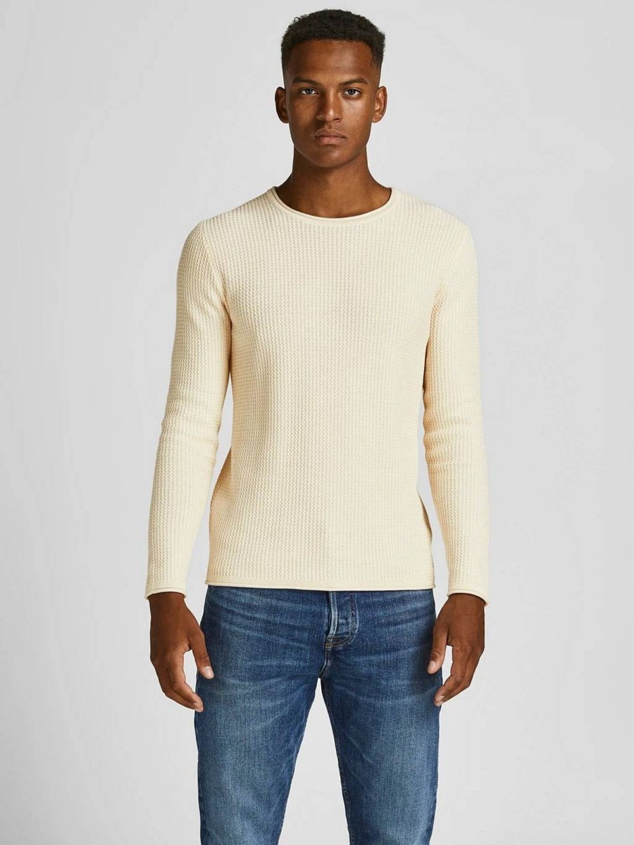 Uomo JACK & JONES Maglieria | Blucarlos - Pullover Girocollo In Jacquard