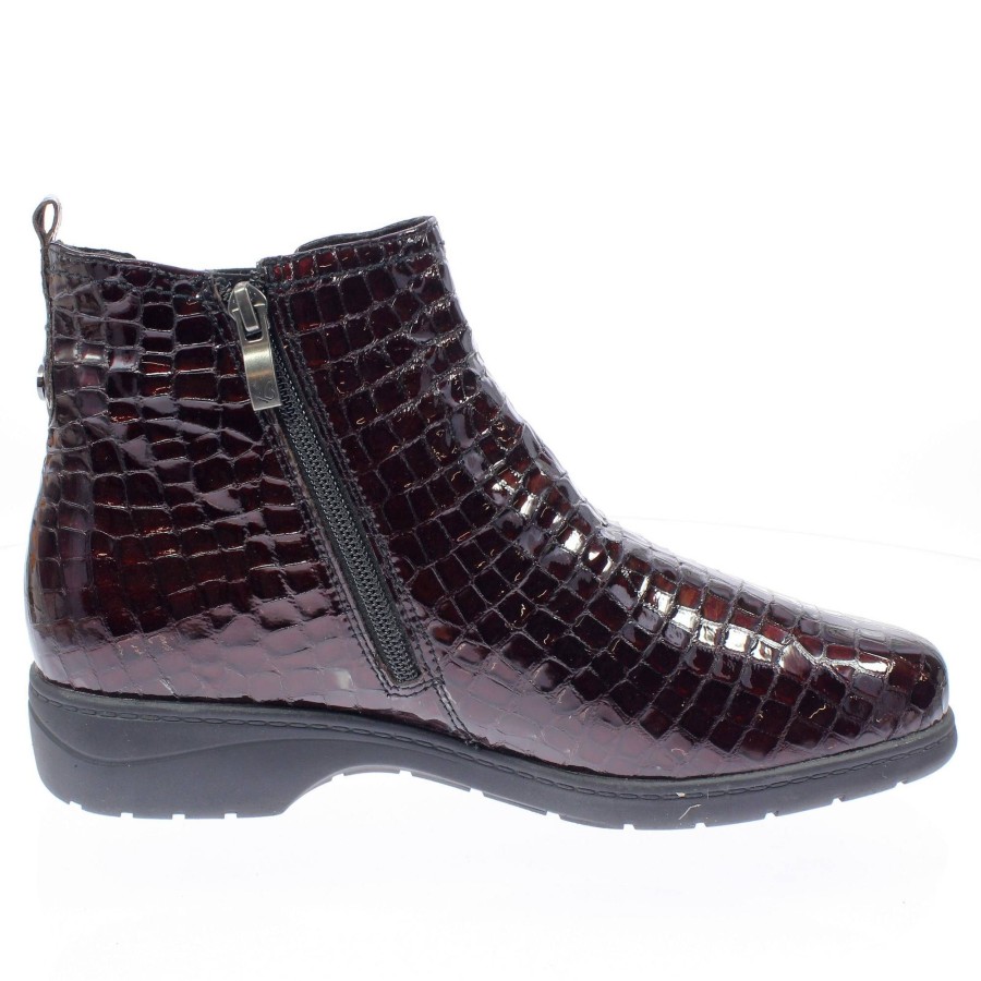 Donna CAPRICE Stivaletti | Chelsea Boots Bassi Cocco In Vernice