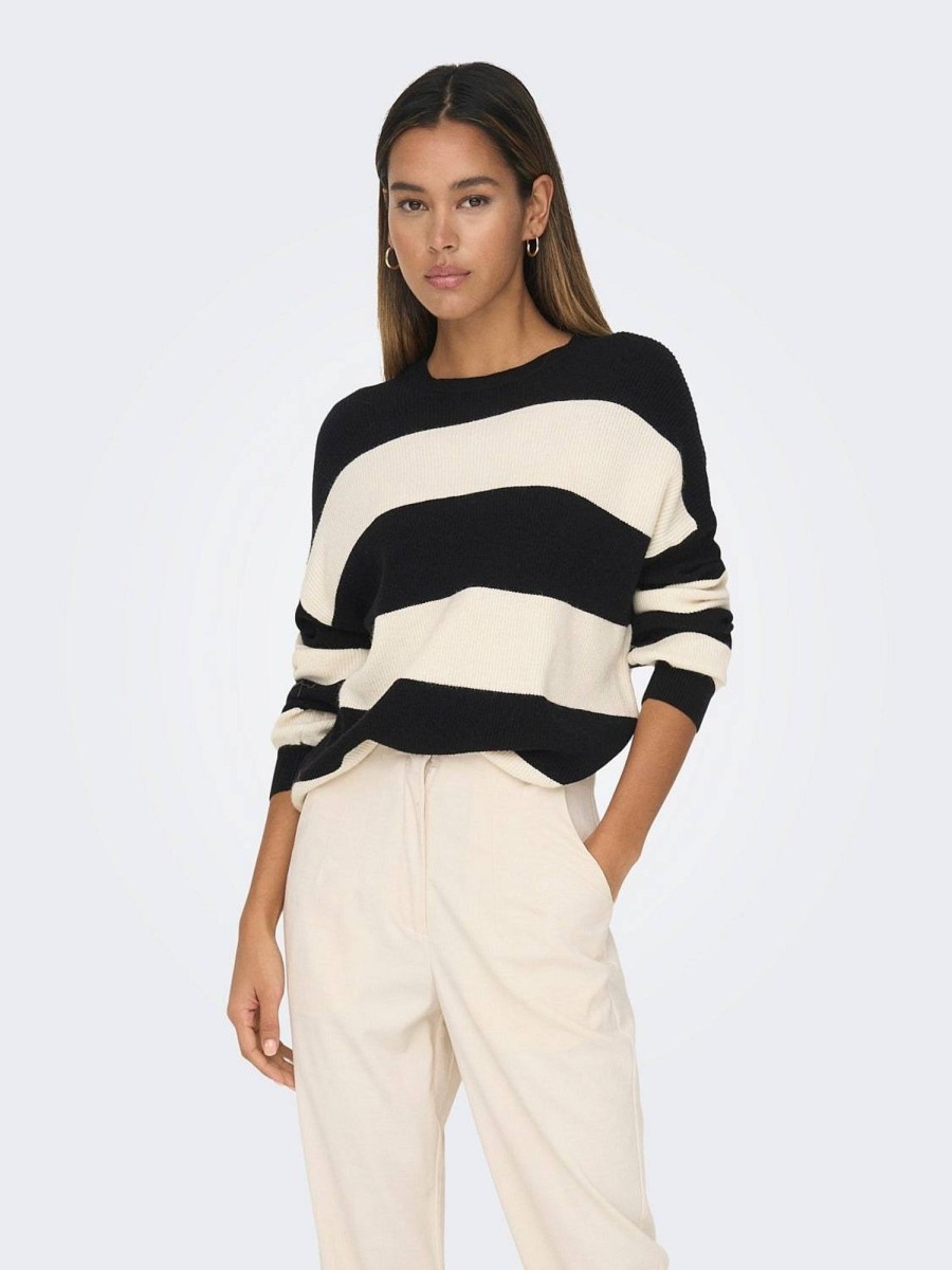 Donna ONLY Pullover E Cardigan | Atia Stripe Pullover - Maglione A Righe