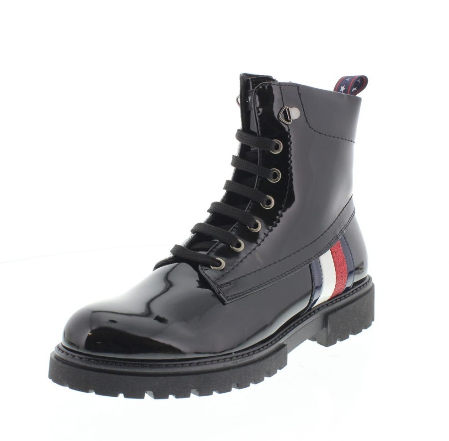 Junior TOMMY HILFIGER Stivaletti | Stivaletto Stringato Vernice 30/34