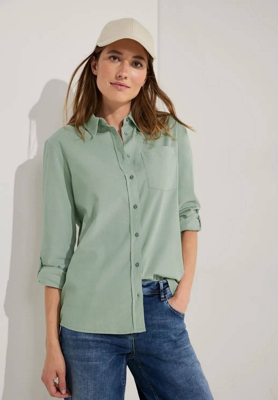 Donna CECIL Camicie | Corduroy Blouse - Camicia In Velluto