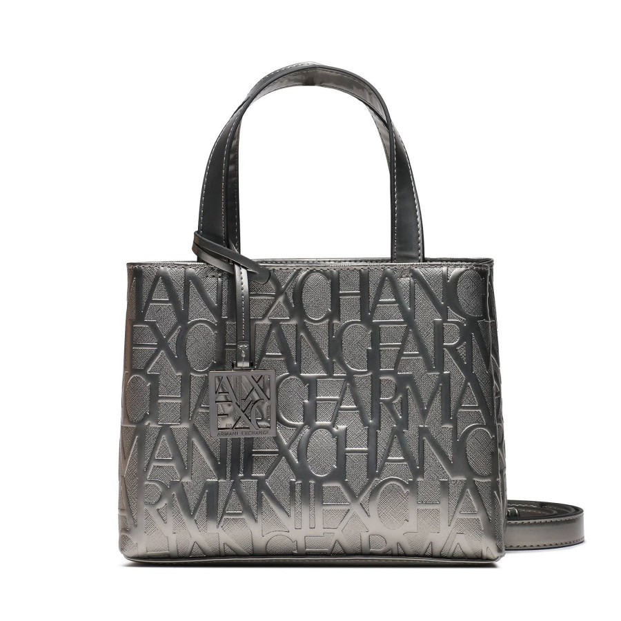 Donna ARMANI EXCHANGE Borse A Mano | Shopping Bag - Mini Borsa A Mano Letteing Logo