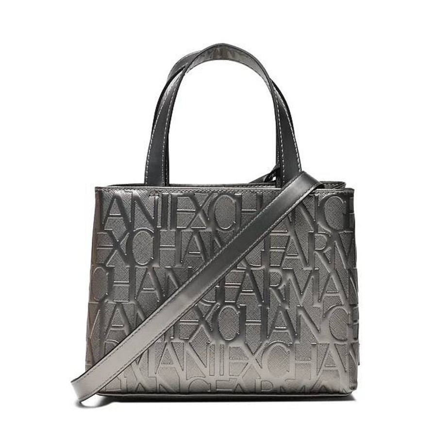 Donna ARMANI EXCHANGE Borse A Mano | Shopping Bag - Mini Borsa A Mano Letteing Logo