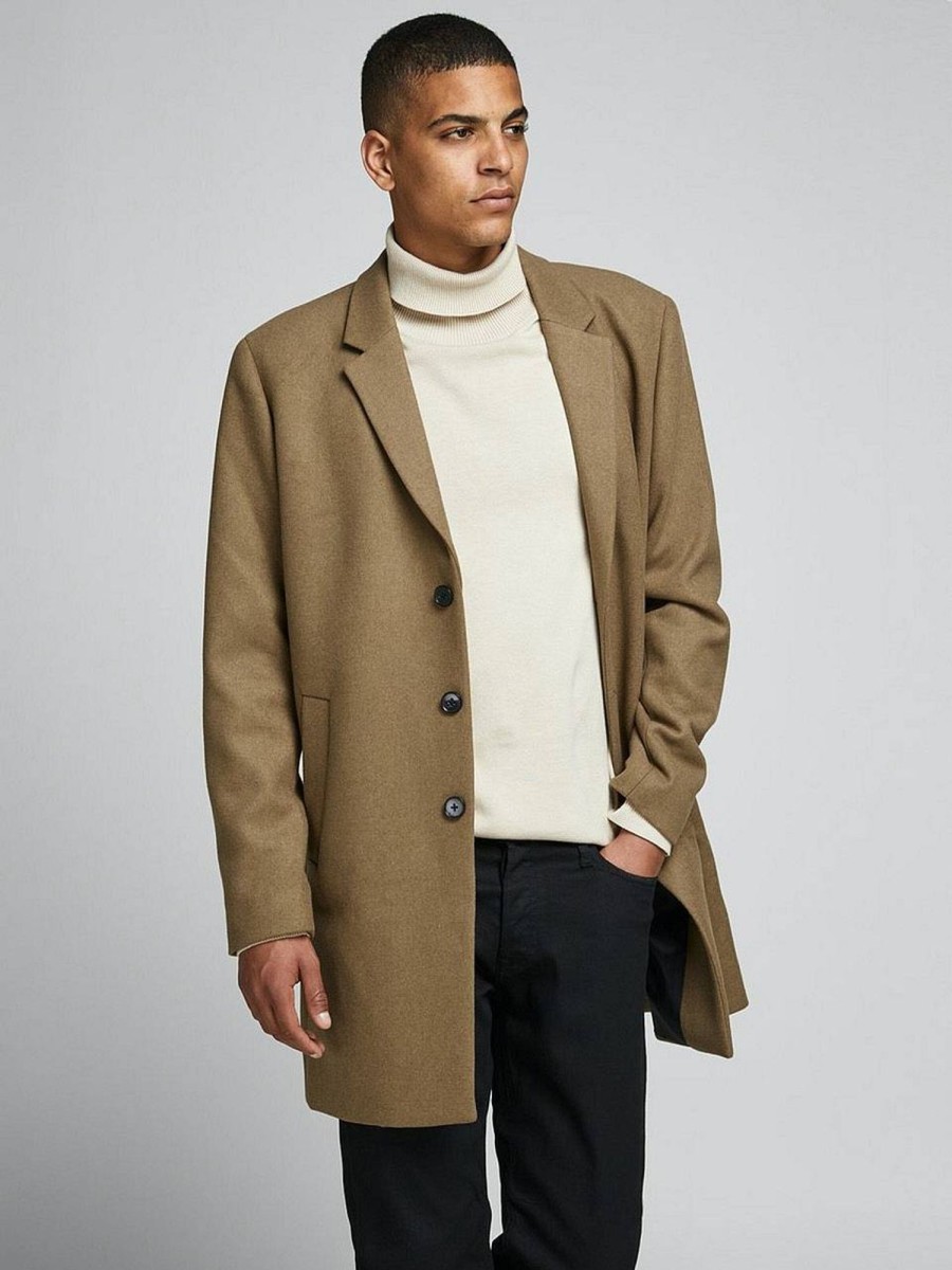 Uomo JACK & JONES Giubbotti E Cappotti | Moulder Wool Coat