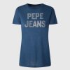 Donna PEPE JEANS T-Shirts | Niko Tee - T-Shirt Con Logo Strass