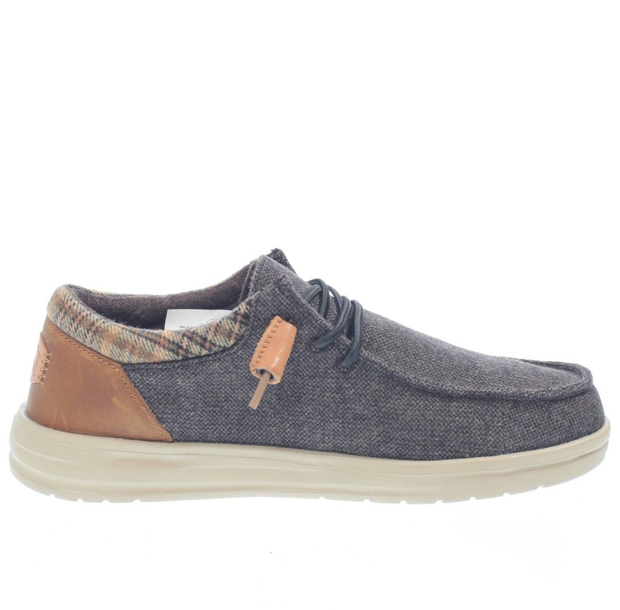 Uomo HEY DUDE Scarpe Da Barca | Wally Grip Wool - Scarpe Da Barca