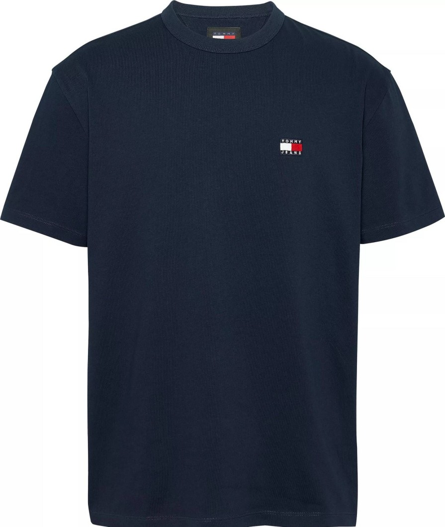 Uomo TOMMY HILFIGER T-Shirts | Reg Badge Tee Ext - T-Shirt Con Logo