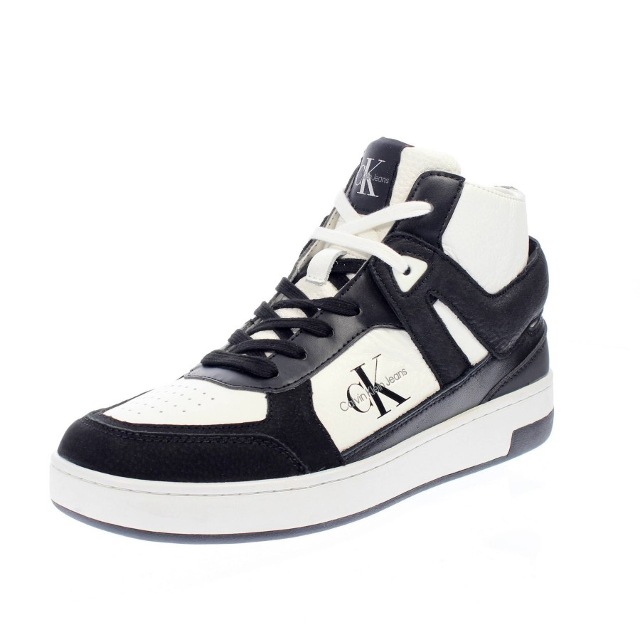 Uomo CALVIN KLEIN JEANS Sneakers | Basket Cupsole Mid - Sneakers Alte In Pelle